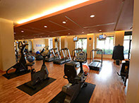 interior health club with machines