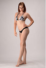 Before cut out model bikini studio