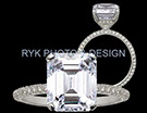 Princess cut diamond - 2 views