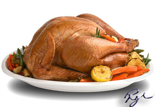 Photo of turkey on platter