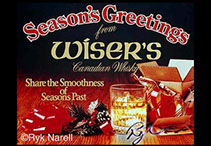 photo of Wisers whiskey POP ad